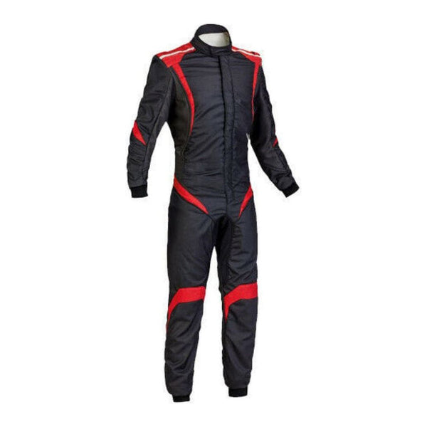 Black Go-Kart Driver Race Wear Riches Hue