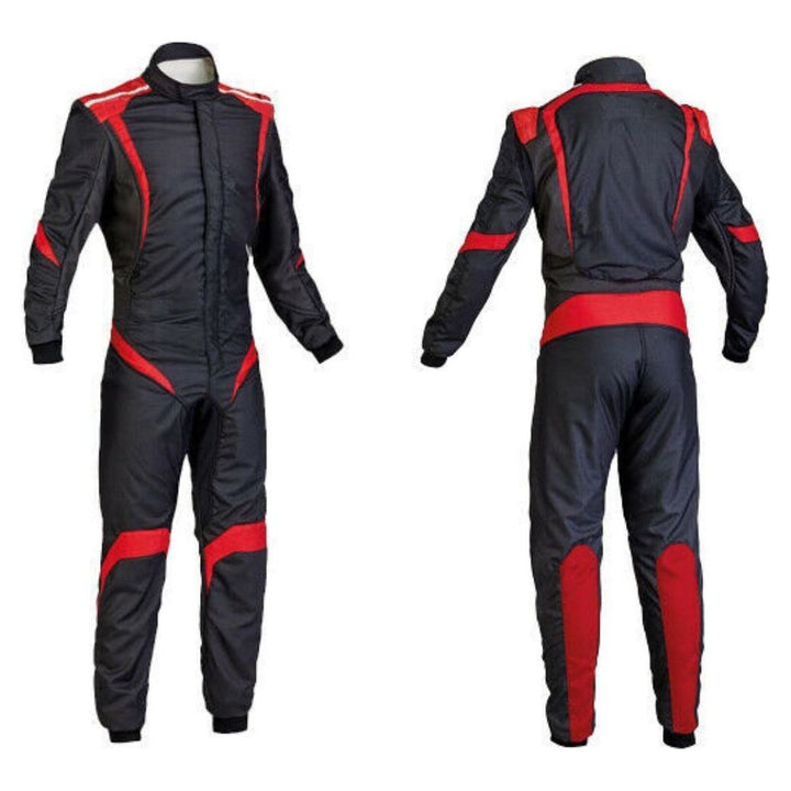 Black Go-Kart Driver Race Wear Riches Hue